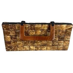 Vintage Coconut Shell Handbag